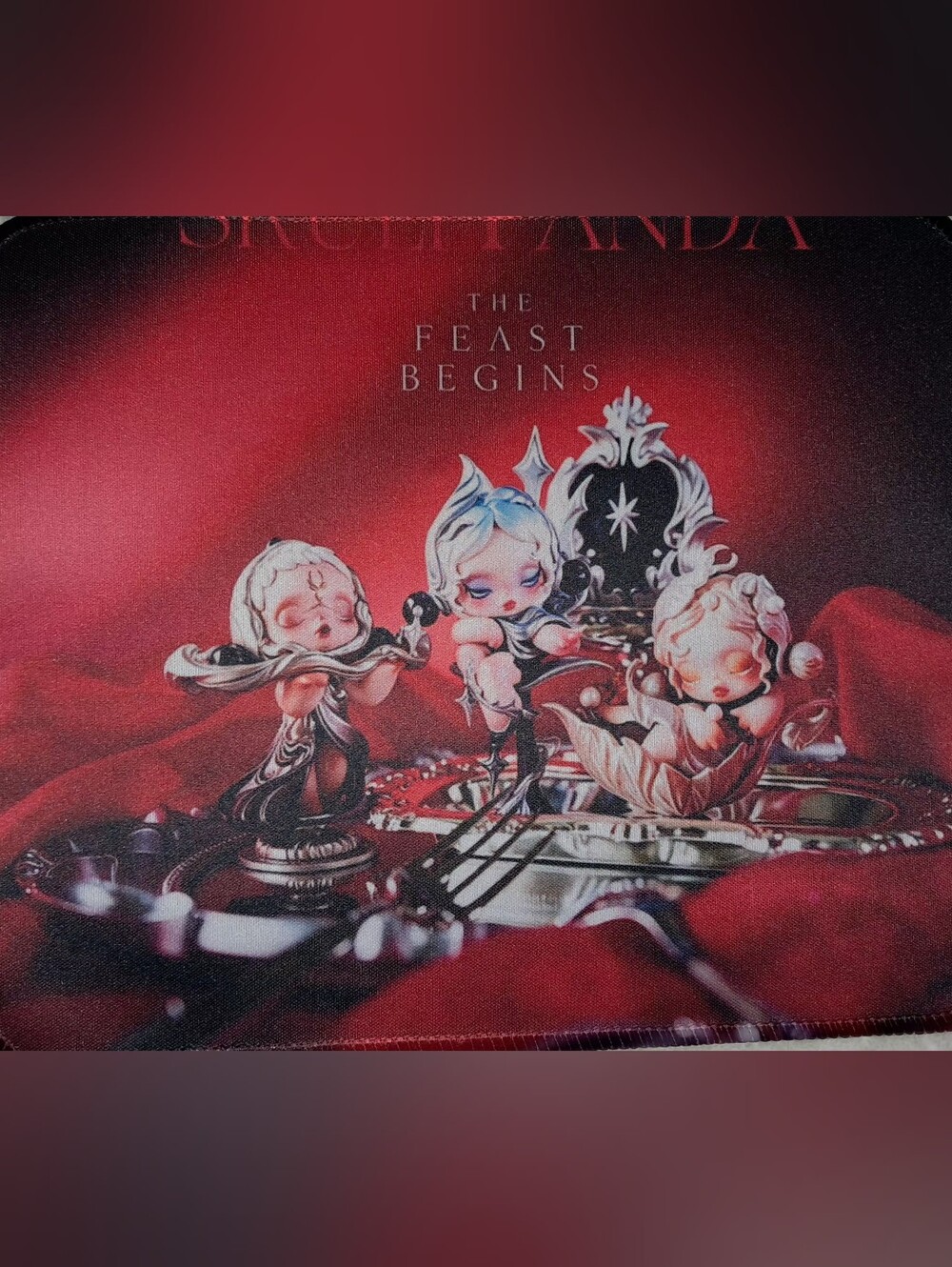 New! Skullpanda THE FEAAT BEGINS Mouse Pad 10"x10"